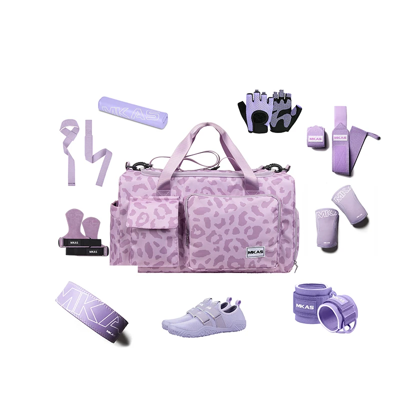 MKAS Purple Weight Lifting Outdoor Sport Training Gloves For Womens Weightlifting Gym Workout Custom Gym Gloves