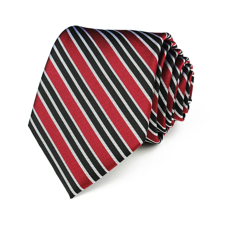 Custom Sublimation Necktie Striped Mens Ties Silk Box Set Normal Twill Silk Ties For Men Italian
