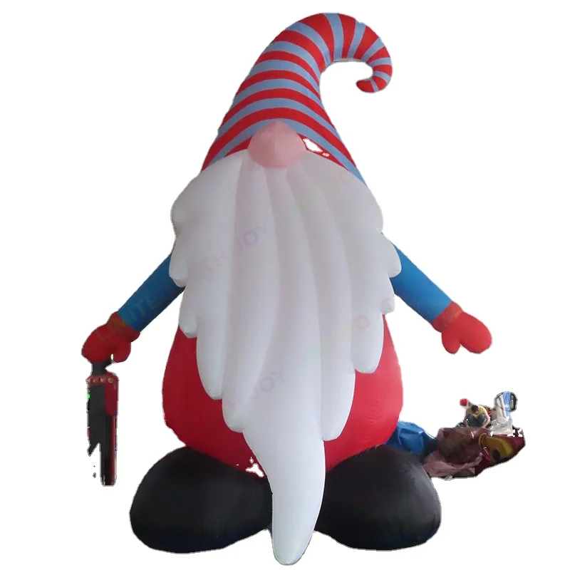 5m Tall Inflatable Garden Gnome Design Outdoor Giant Santa for