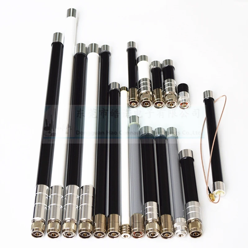 high quality 4dbi 6dbi 8dbi 10 dbi 14dbi outdoor IP67 waterproof  3g 4g 2.4G wifi fiberglass antenna with N male