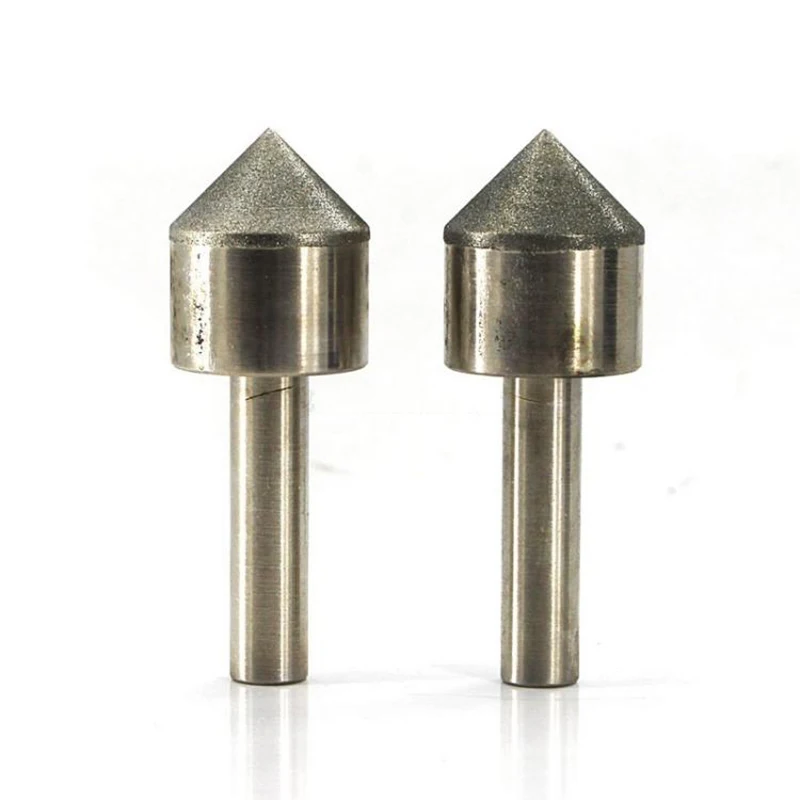 Special shaped boron nitride inner circle grinding head electroplating bond agent 90 degree CBN truncated cone DC53 taper hole