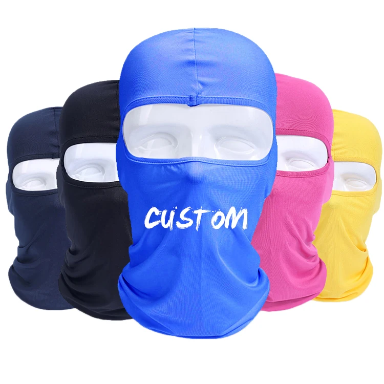 1 hole ski mask top selling unisex motorcycle face mask Windproof Ski CS sublimated balaclava