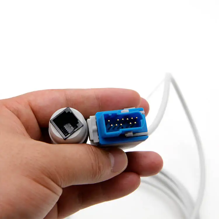 Hospital Medical Clinic to Abbot IBP Transducer Invasive Blood Pressure Adapter Extension Cable for Fukuda Vital Sign Monitor