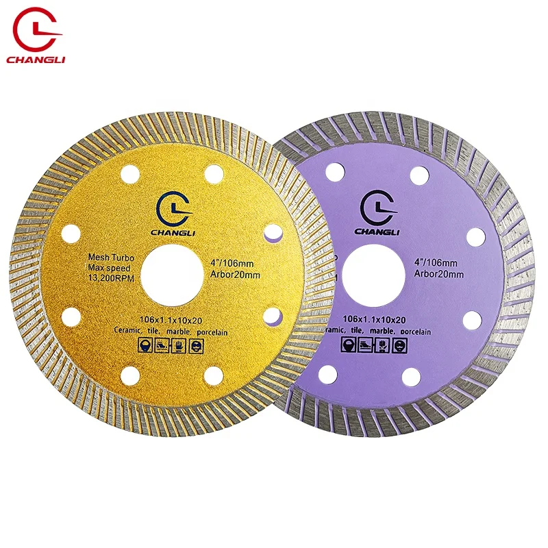 4 Inch Zero chipping marble stone tiles abrasive disc Granite Diamond tools stone carving saw blade granite marble cutting disc