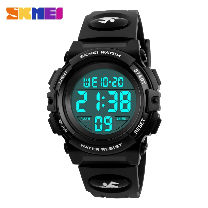 Digital Sports Waterproof Outdoor Kids Watches Alarm Clock 12/24 H Stopwatch Calendar 3-15 Year Old Boys Girls Wristwatch 1266