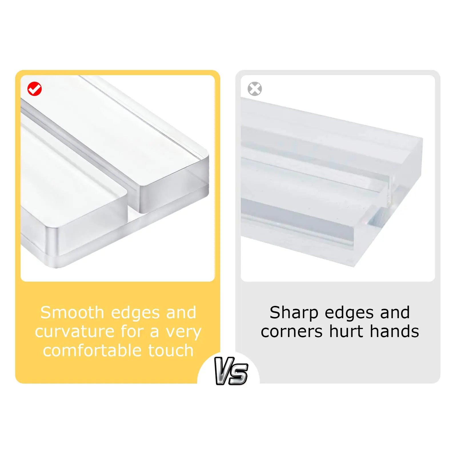 Acrylic Sign Holders Clear Place Card Holders Table Numbers Display Stands With Card Slot For Wedding