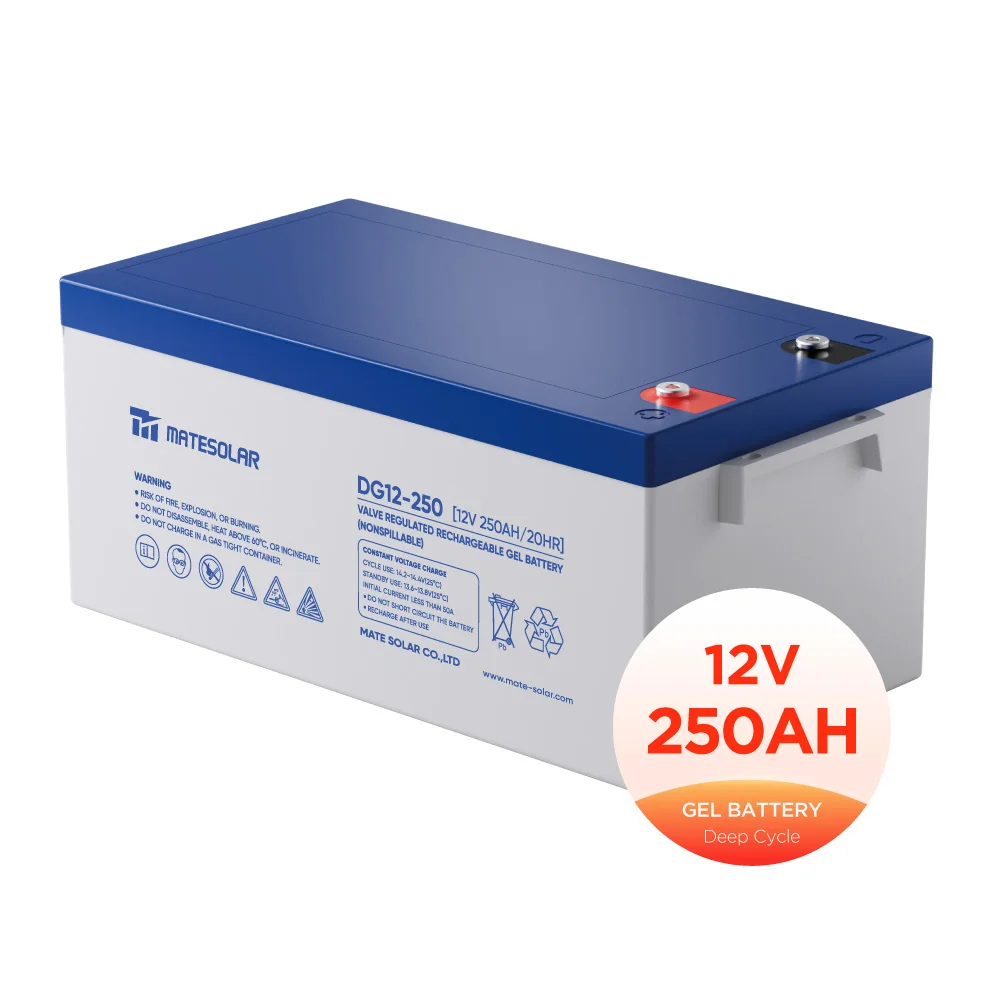 Mate Agm Глубокий цикл батареи 12V250Ah 200Ah гелевая батарея свинцово-кислотная