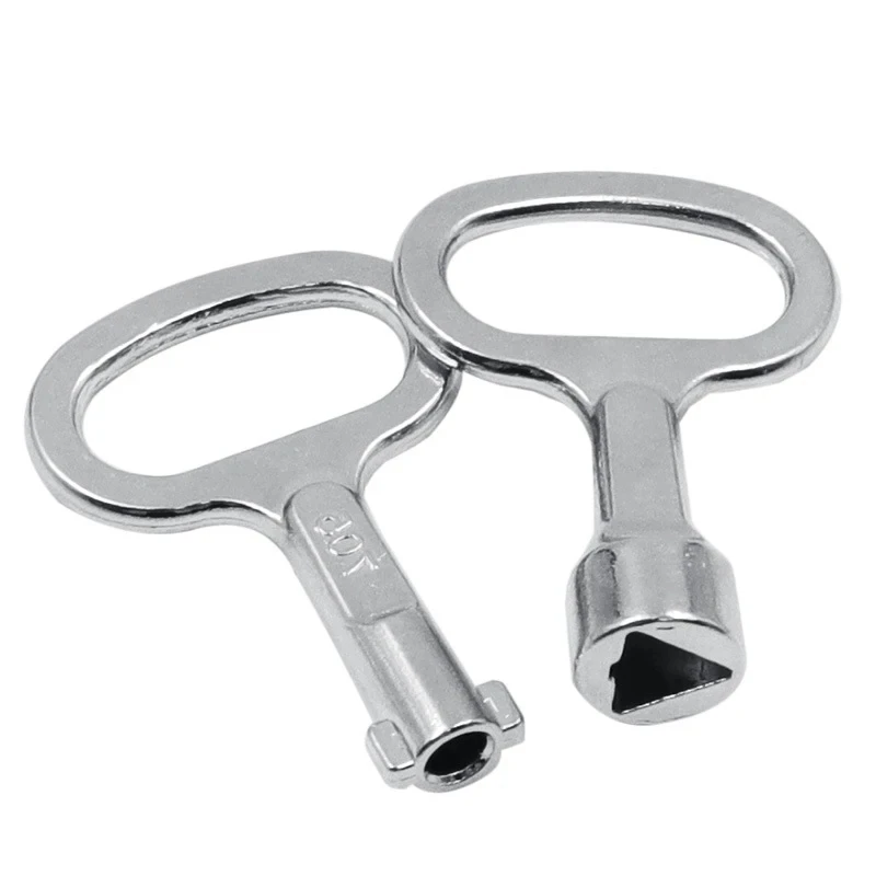 Universal Triangular Slotted Key for Distribution Box Valve Key Torque Wrench Electric Cabinet Lock Elevator Door Key