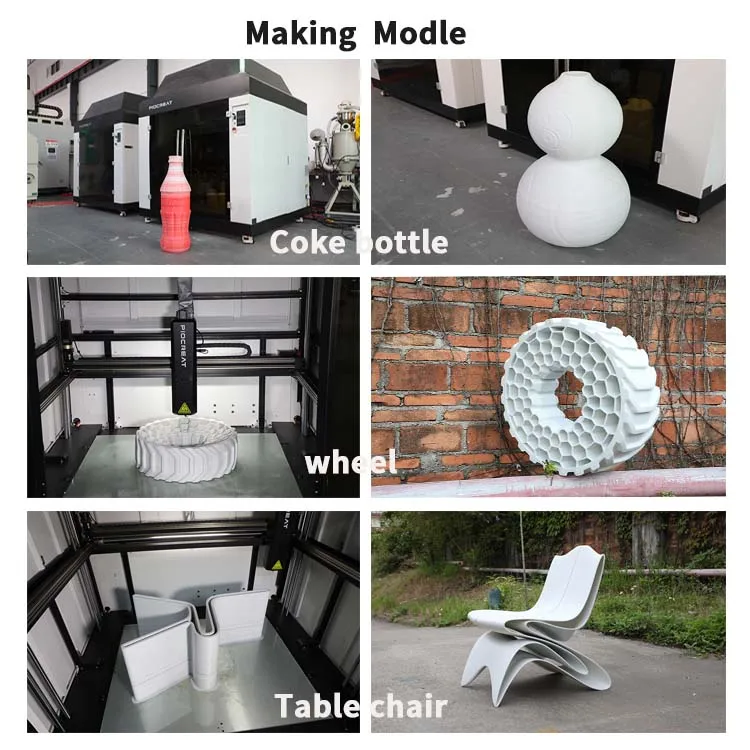 Piocreat G12 budget industrial plastic 3d printer 1000x1000x1000 product design pellet 3d printer for sale