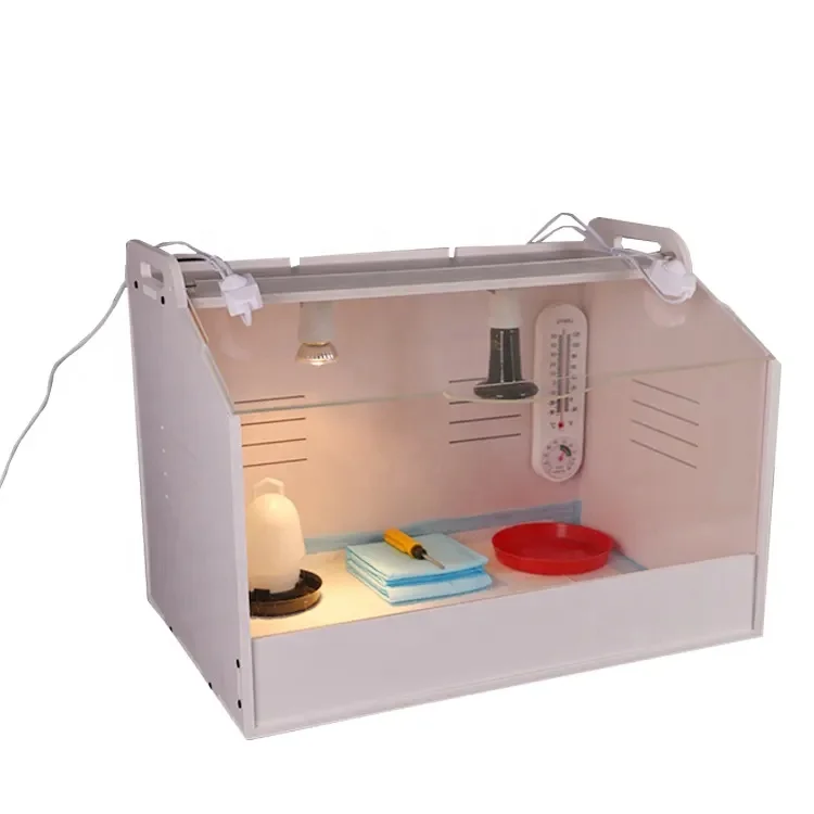 Heating Raise Small Size Crawling Duck Goose Quail Rare Birds Chicken Brooder Breeding Box Brooder For Baby Poultry