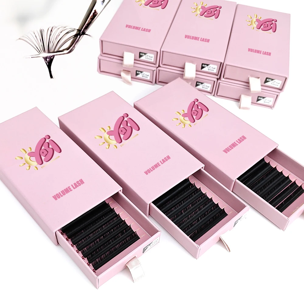 Private Label 0.03 0.05 0.07 0.10 Individual Lashes Trays Wholesale C D CC DD Cashmere Lash Extensions Lash Trays Private Label