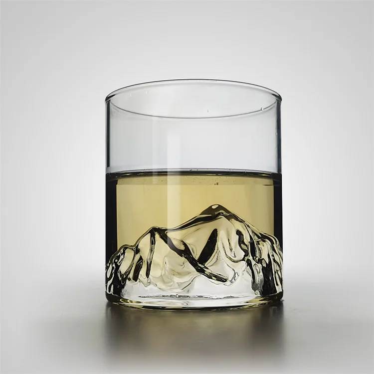 170ml 300ml Bar high borosilicate Transparent Mountain Viewing whiskey glass cup