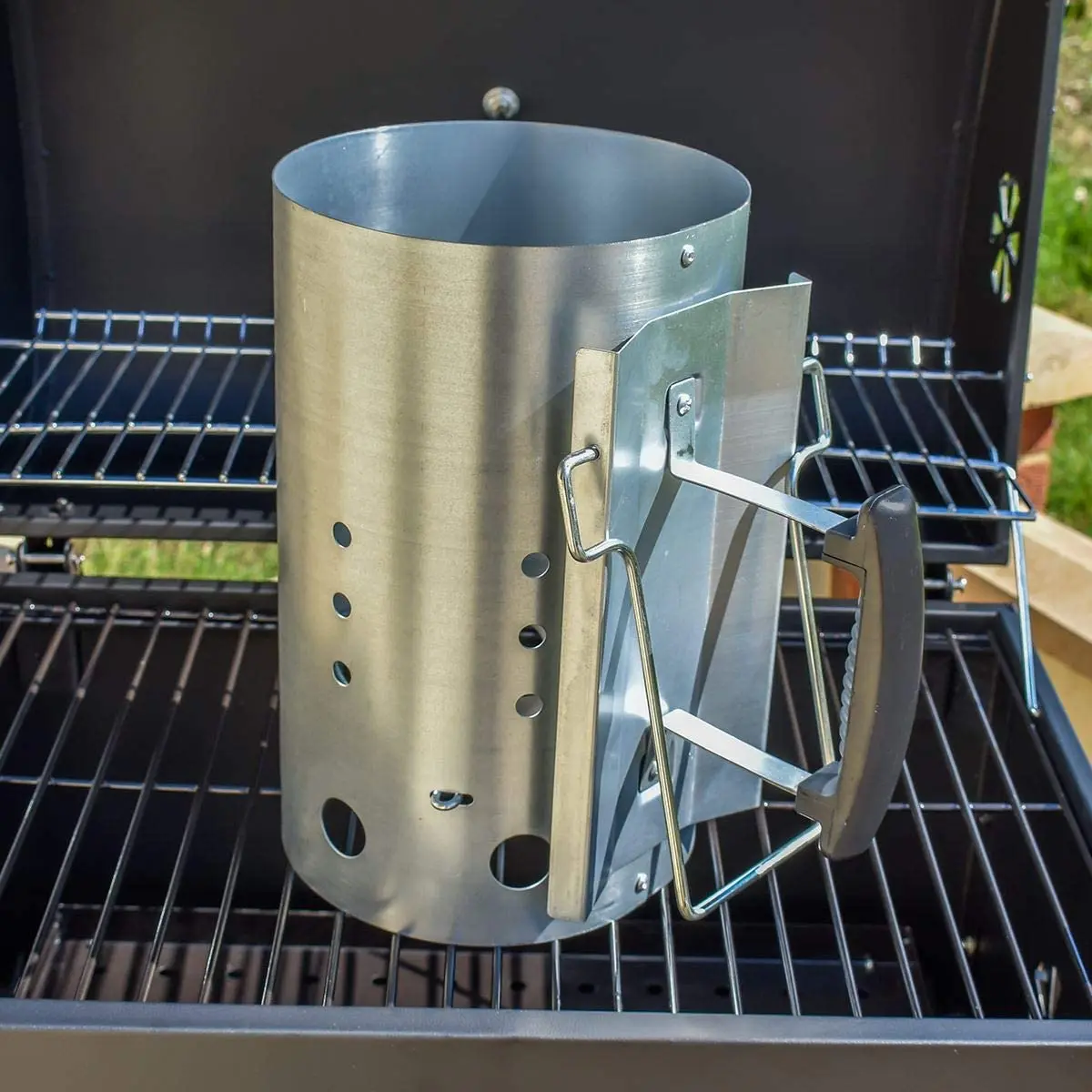 Конкурентоспособная цена высокая емкость угольный дымовой стартер для барбекю