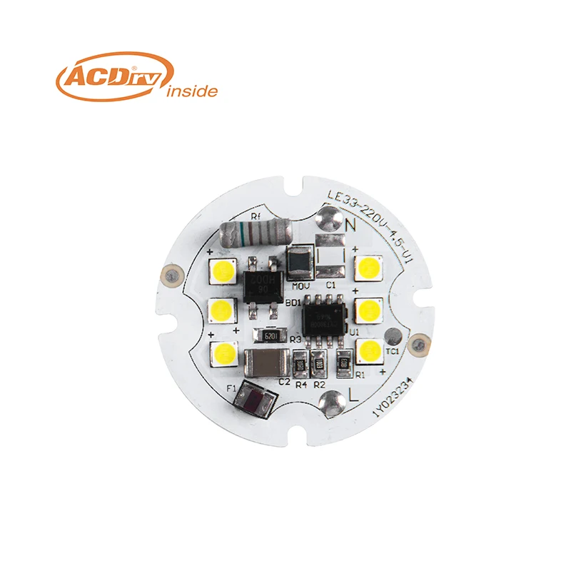 ACDrv Dimmable LED Module Customized DOB LED PCB Circular Module