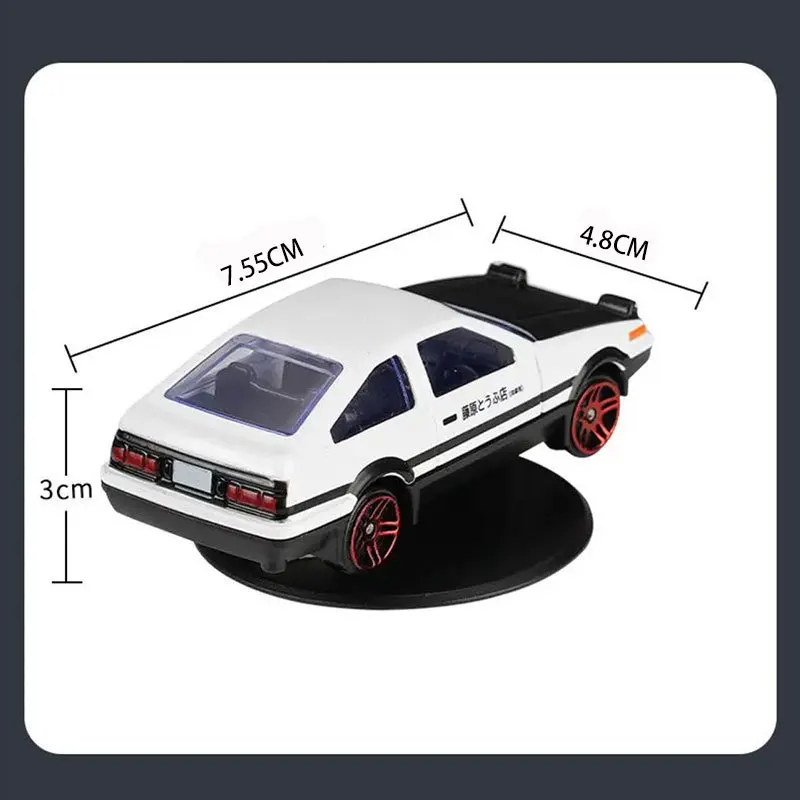 AE86 car drift ornament car center console model decoration alloy car model swing tail rotating ornament