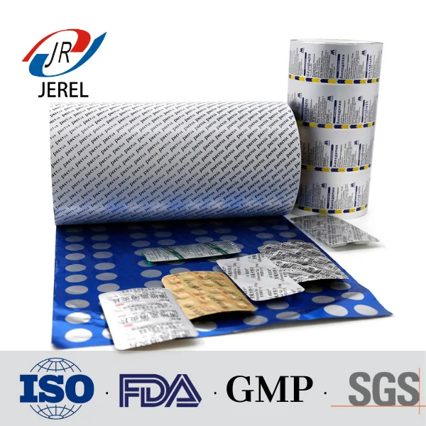 OP1.0/ALU20-30/VC3 medical packing PTP alu blister aluminum foil