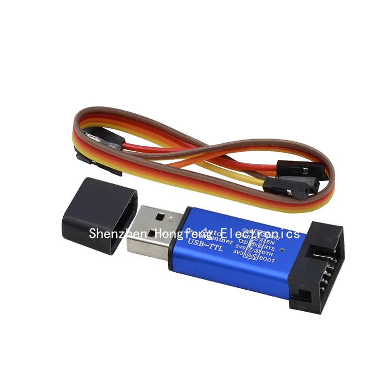 STC download line microcontroller programmer USB to TTL free manual cold start STCISP 3.3V, 5V