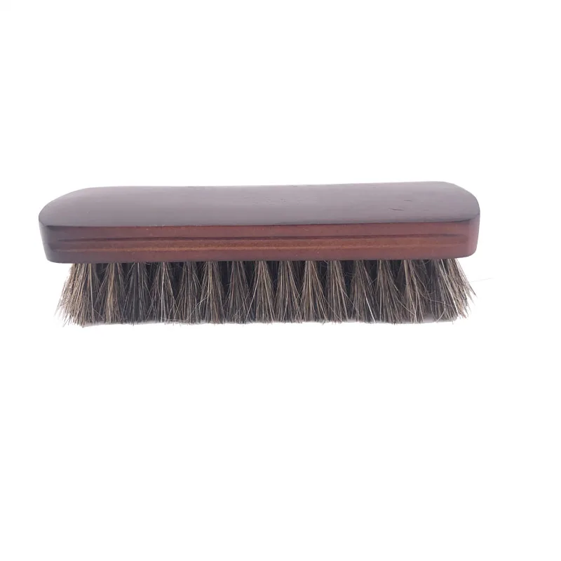 
Big size 100% horse bristle wooden handle shoe brush 