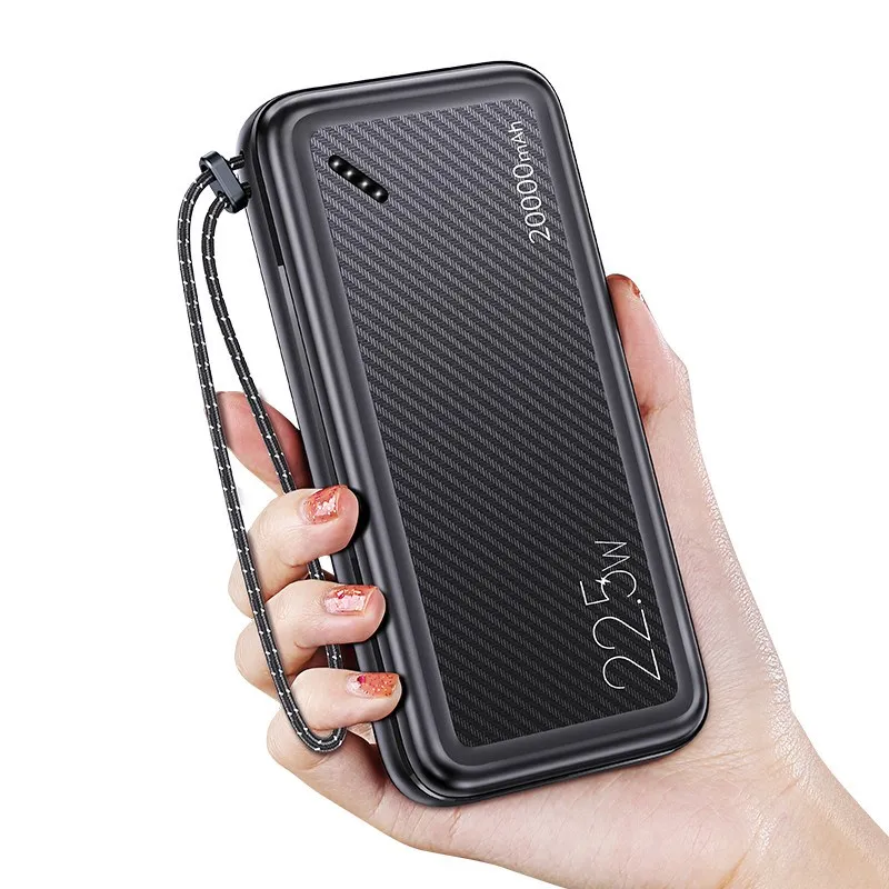 USAMS Strap Design PD QC power bank 20000mah portable battery 22.5W pd power bank
