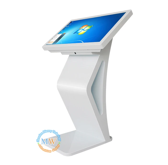32-дюймовый сенсорный экран Digital Signage Pc Tv Все в одном компьютере напольная подставка киоск 32
