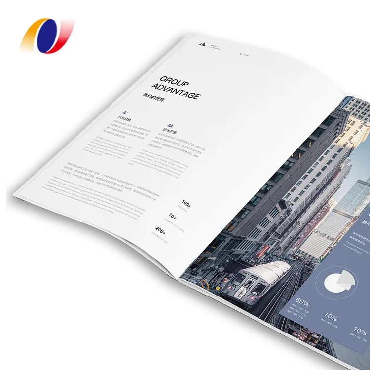 Custom Professional Folded Leaflet Catalogue Booklet Catalog Printing Brochure Catalogue Design Enviromental Friendly OEM CMYK