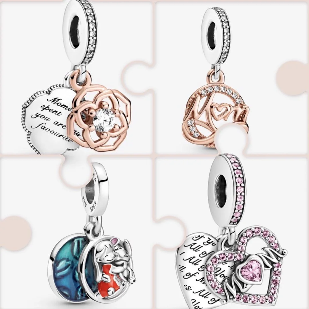  Серебряное ожерелье с кулоном «Винни-Пух» от Disney Pandra