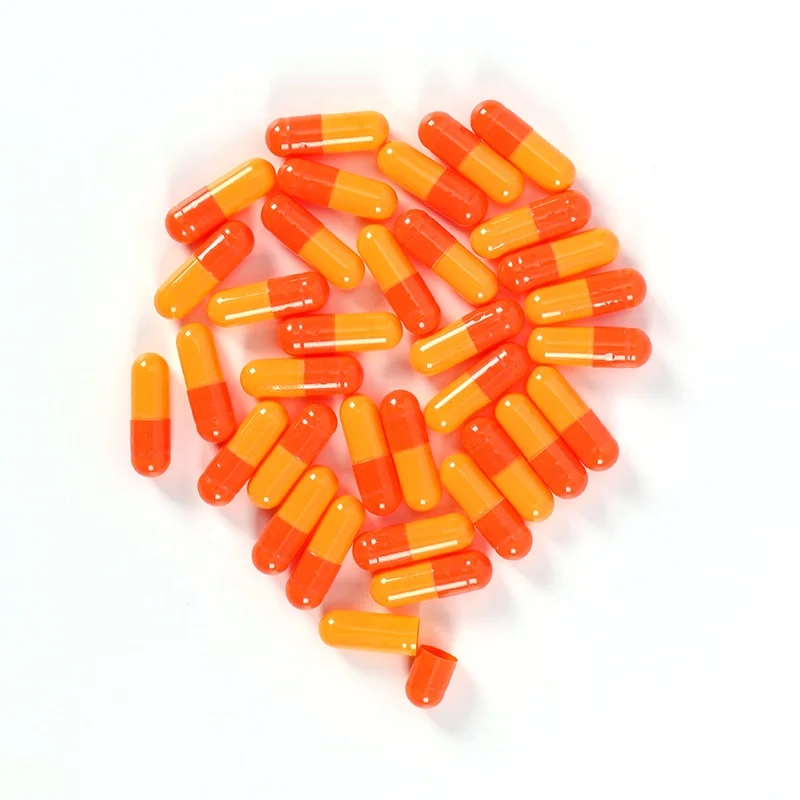 Size 000 High-quality hard vegetable capsules with customized printings