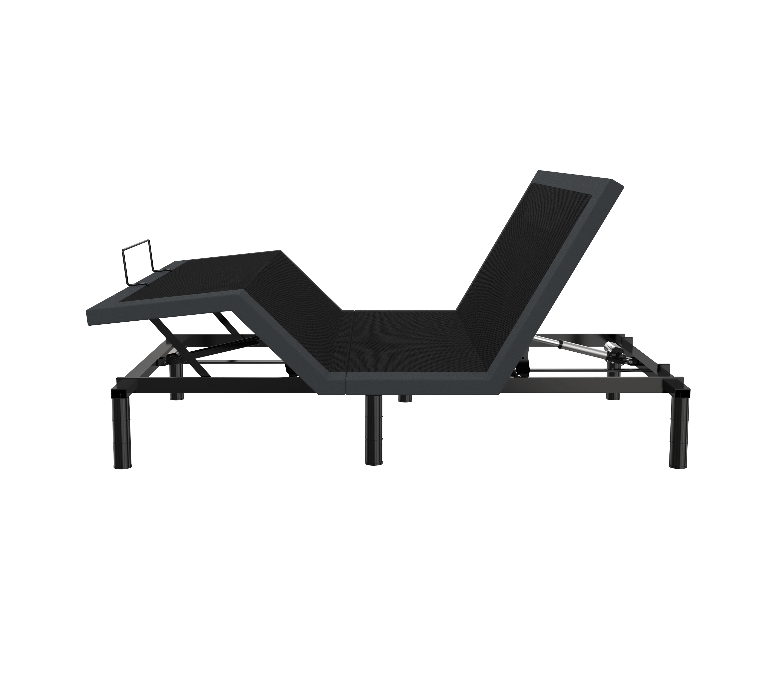 Queen Size Modern Folding  Height Adjustable Zero G Massage USB Charging Ports Electric Bed Frame Base EB602M-8060