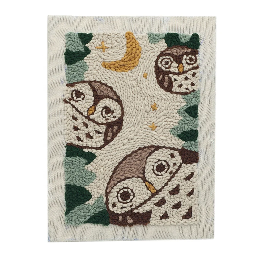 Owl Punch Needle Embroidery Kit
