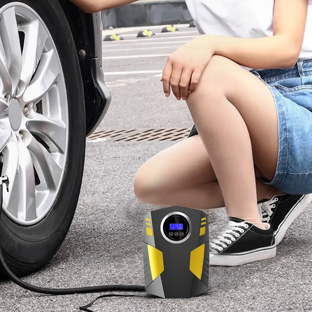 150 PSI DC 12 Volt Car Portable Air Compressor Pump Car Tyre Inflator Digital Tire Inflator for Car