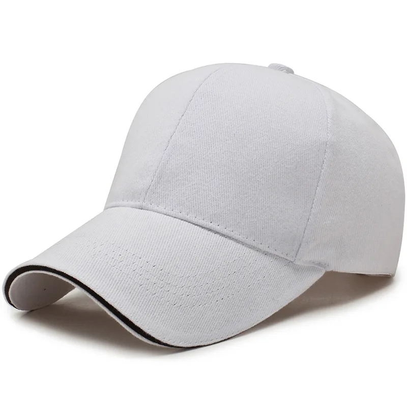 Wholesale Custom Cheap Sandwich brim Blank Sports Baseball Cap Hats