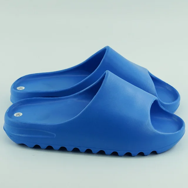 
Summer home sandals and slippers indoor and outdoor wear one-word slippers women non-slip EVA beach shoes thick-soled slippers 