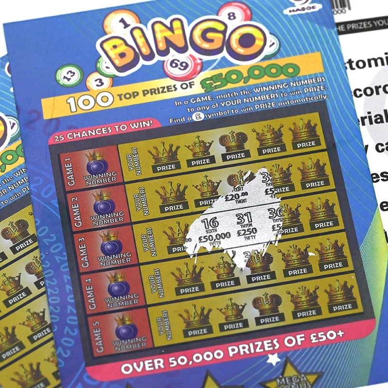 Lottery Ticket Printed Scratch Card Manufacturers Scratch Off Card Tickets Lotto Win Card