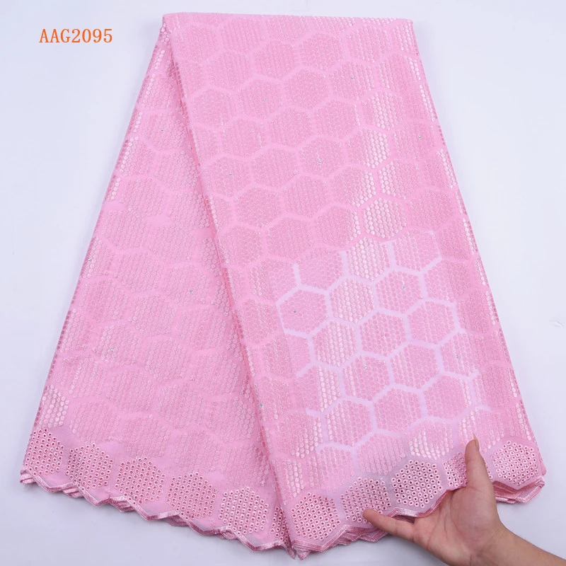 
Pure White Nigerian Lace Fabrics African Swiss Voile Lace High Quality Swiss Voile Lace In Switzerland For Women and Men 2095 