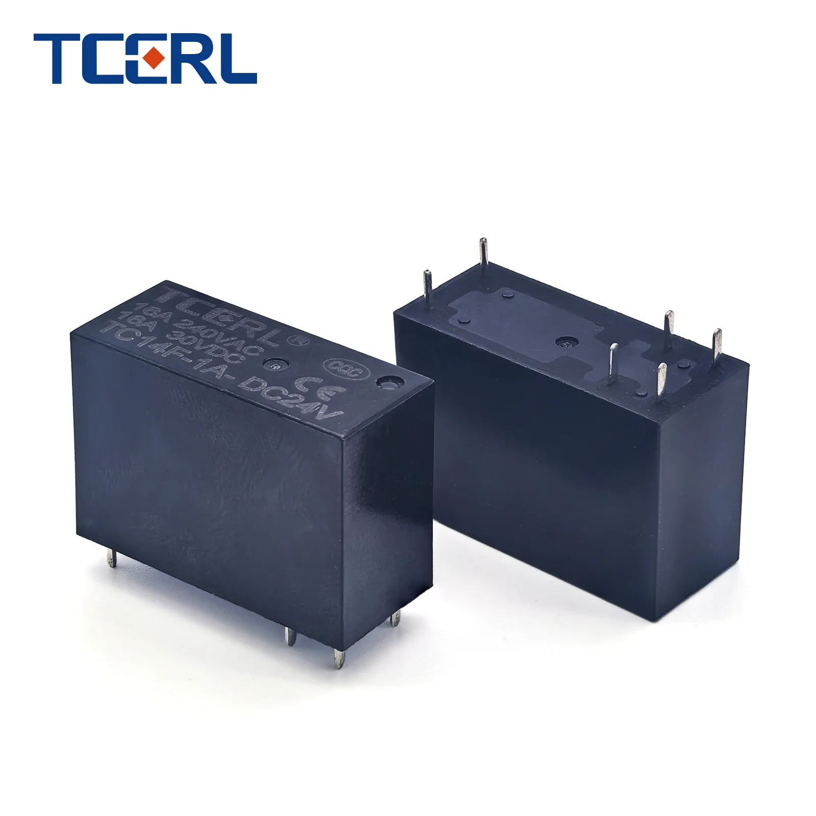 TC14F-1A-DC24V Miniature Electromagnetic Relay 1A 1C Contact 6-Pin 24V SPDT High Power 30A Load Sealed Auto Use 5V 12VDC