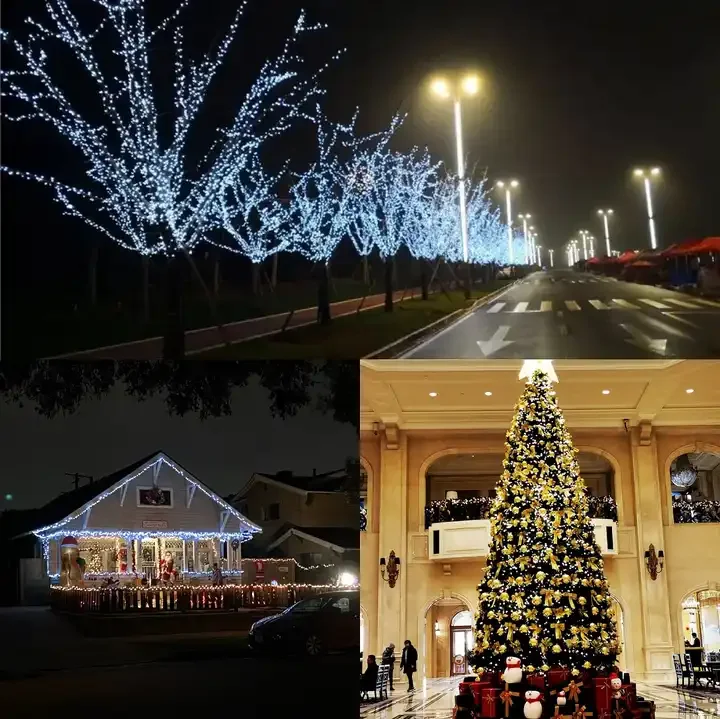 LED Solar Powered Lights String Outdoor 100 Lamp Beads Waterproof Bulbs Garden Luces Led 90 80 ABS IP65 DC 24V -40 - 50 30000 85