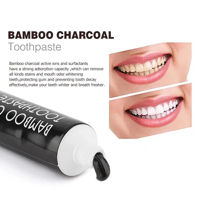Wholesale Cheap Charcoal Toothpaste Price Organic Black Bamboo Charcoal Toothpaste Private Label