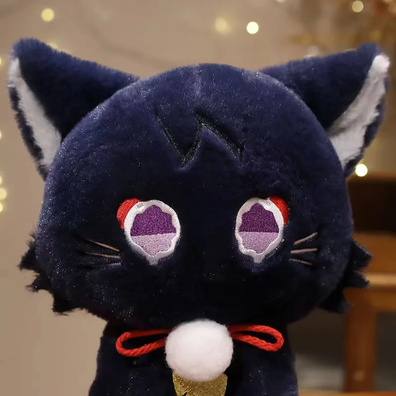 Wholesale Genshined Impact Cute Toy Fluffy Impact Wanderer Pet Scaramouche Cat Plush Toy Cosplay Mascot Doll Gift for Kids