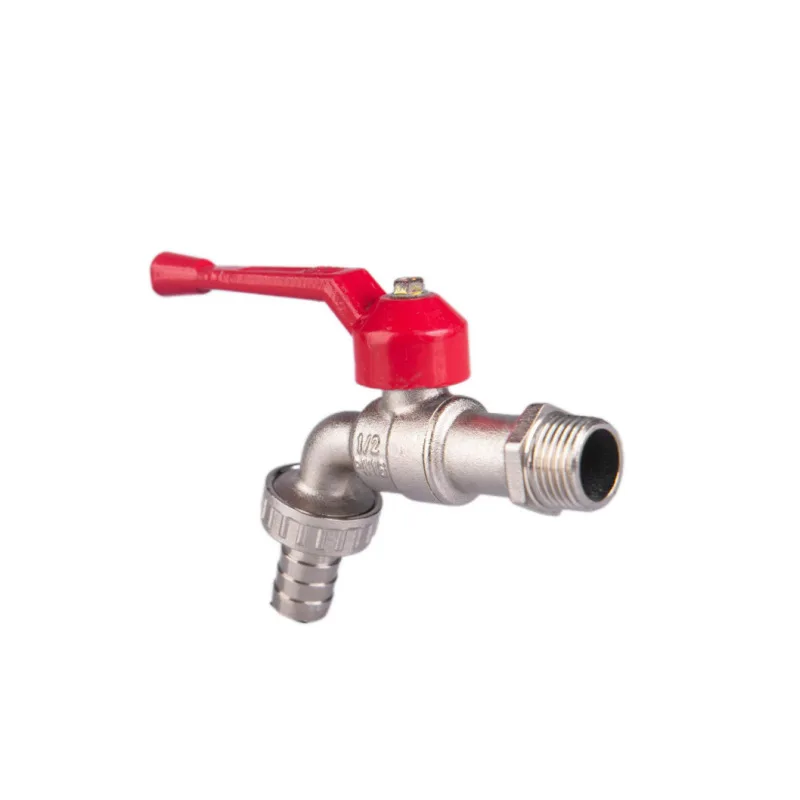 1/2 Inch  Brass Ball Bib Cocks Angle Valves for Washing Machine