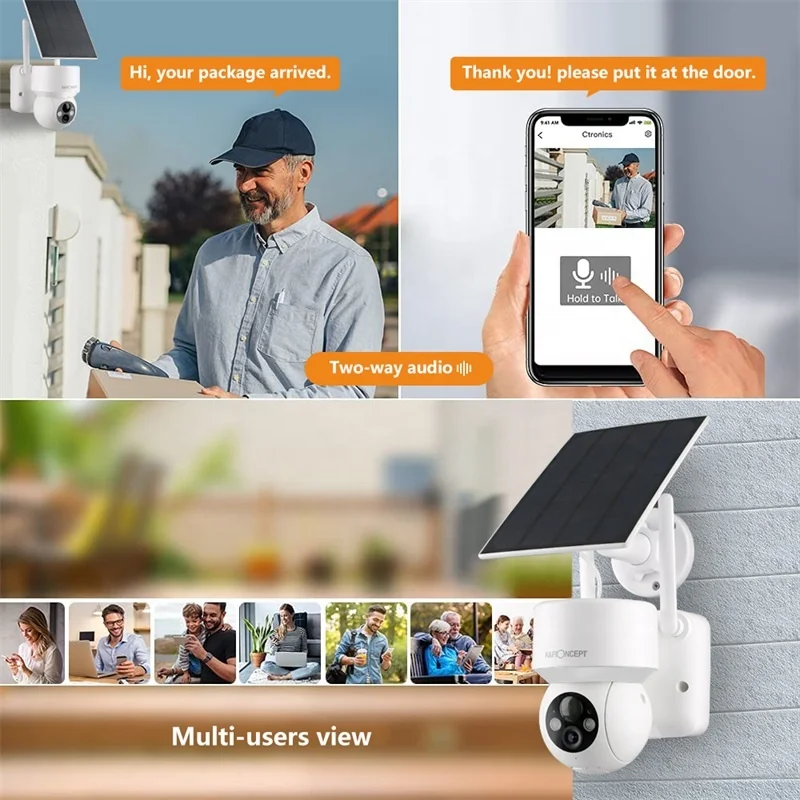 K&F Concept 360 security camera wifi 1080p home security camera video surveillance camera