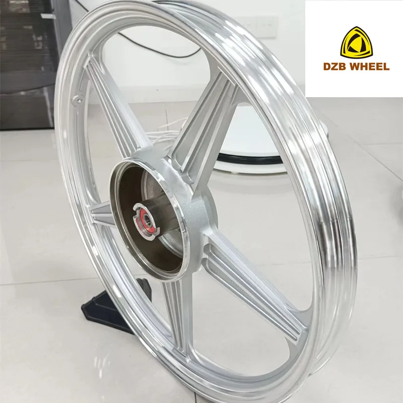 Drum Brake Motorcycle Wheel 1.6*18 Aluminum Car Rims Silver Finish Automobile Rims