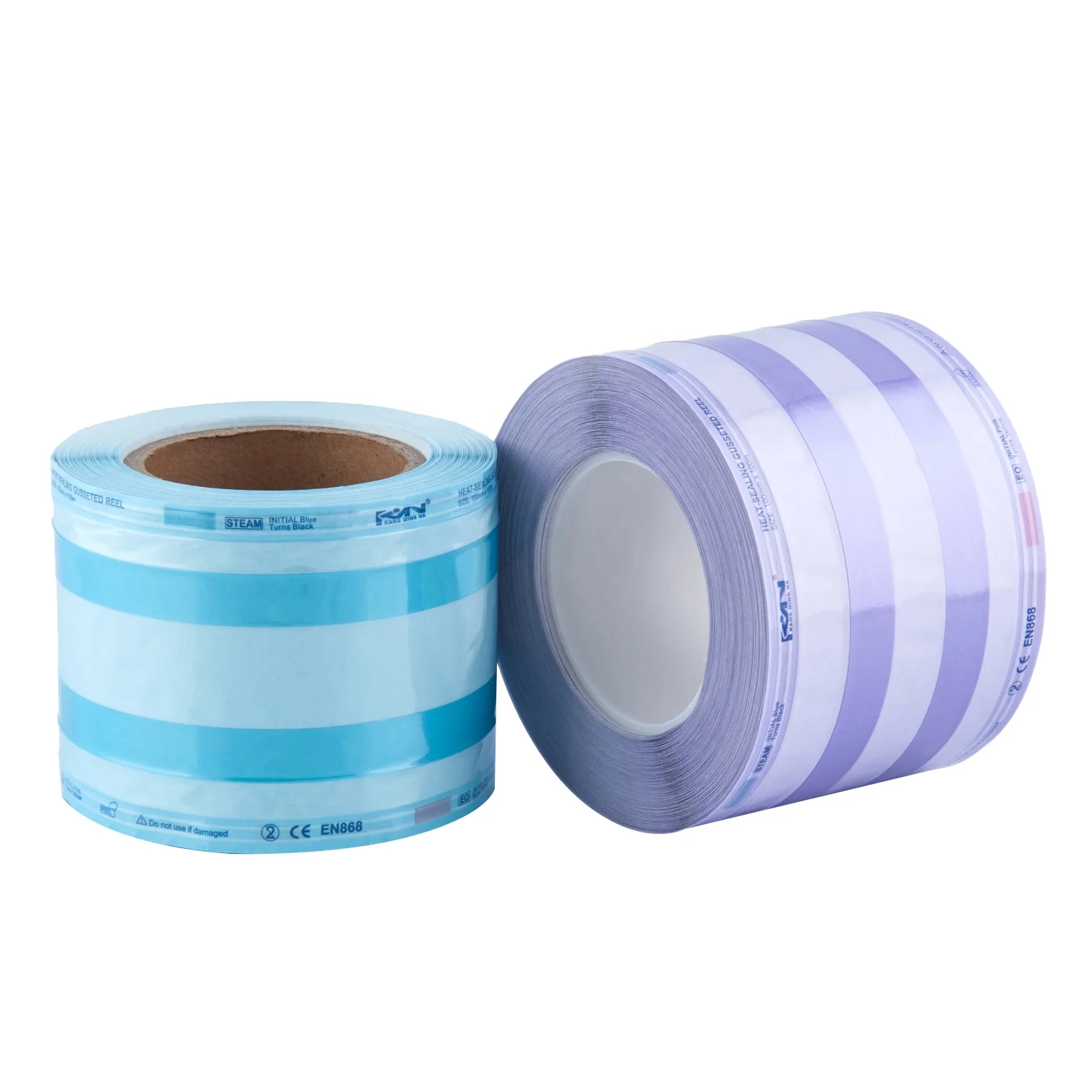Medical tools autoclave packing heat sealing steam sterilization gusset pouch reel rolls