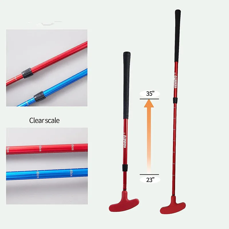 Two-Way adjustable shaft golf Putter, Mini Golf Putter for Kids, Junior and Adults