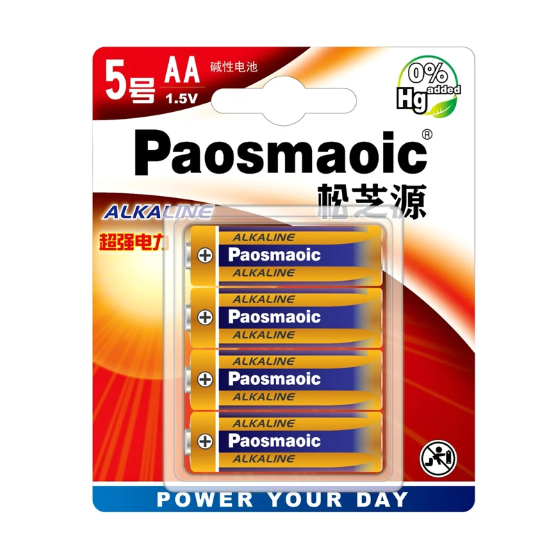 Disposable Anti-leakage pilas alcalinas Non Rechargeable Primary LR6 AM3 AAA 1.5V Alkaline AA Battery