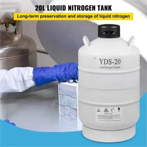 Yds-35 Cell Storage Cylinder Small Aluminium Tank Cryogenic Bull Semen Container 35l Liquid Nitrogen Dewar