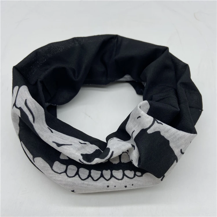 
New arrival muti-functional bandanna seamless neck scarf tube head-wear magic bandanna skull head 