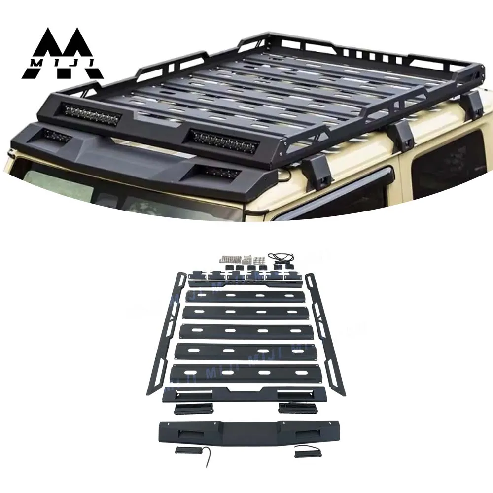 MIJI Off-Road Roof Rack for Suzuki Jimny JB74W JB64W JB74 JB64 2018 2019 2020 2021 2022 2023 Top Basket