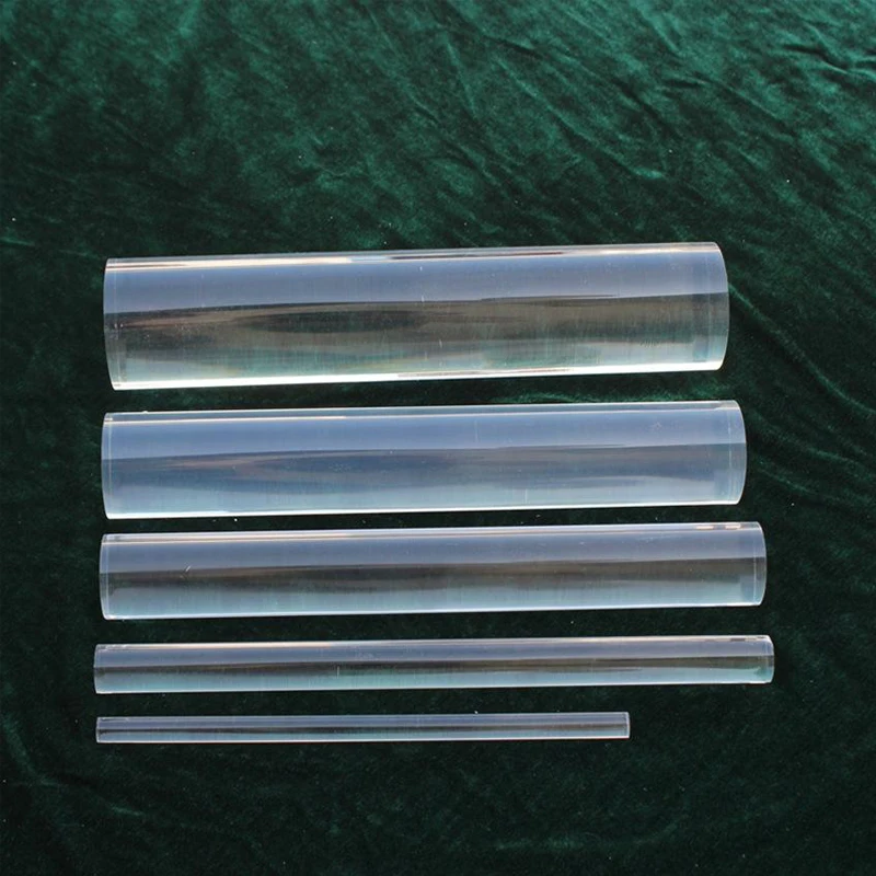 Прозрачный цветной пластиковый ПММА квадратный/треугольный/шестиугольный круглый акриловый стержень