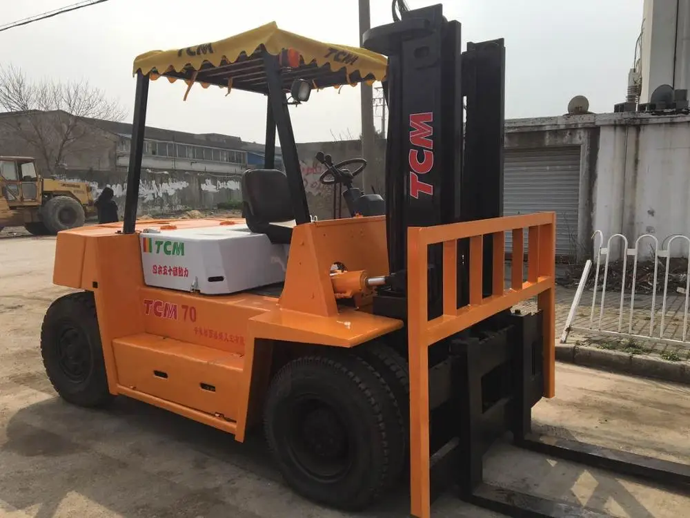 Excellent Quality Used FD70 TCM 7T Forklift ,3T 5T 10T 20T Tcm Forklifts Original From Japan for sale
