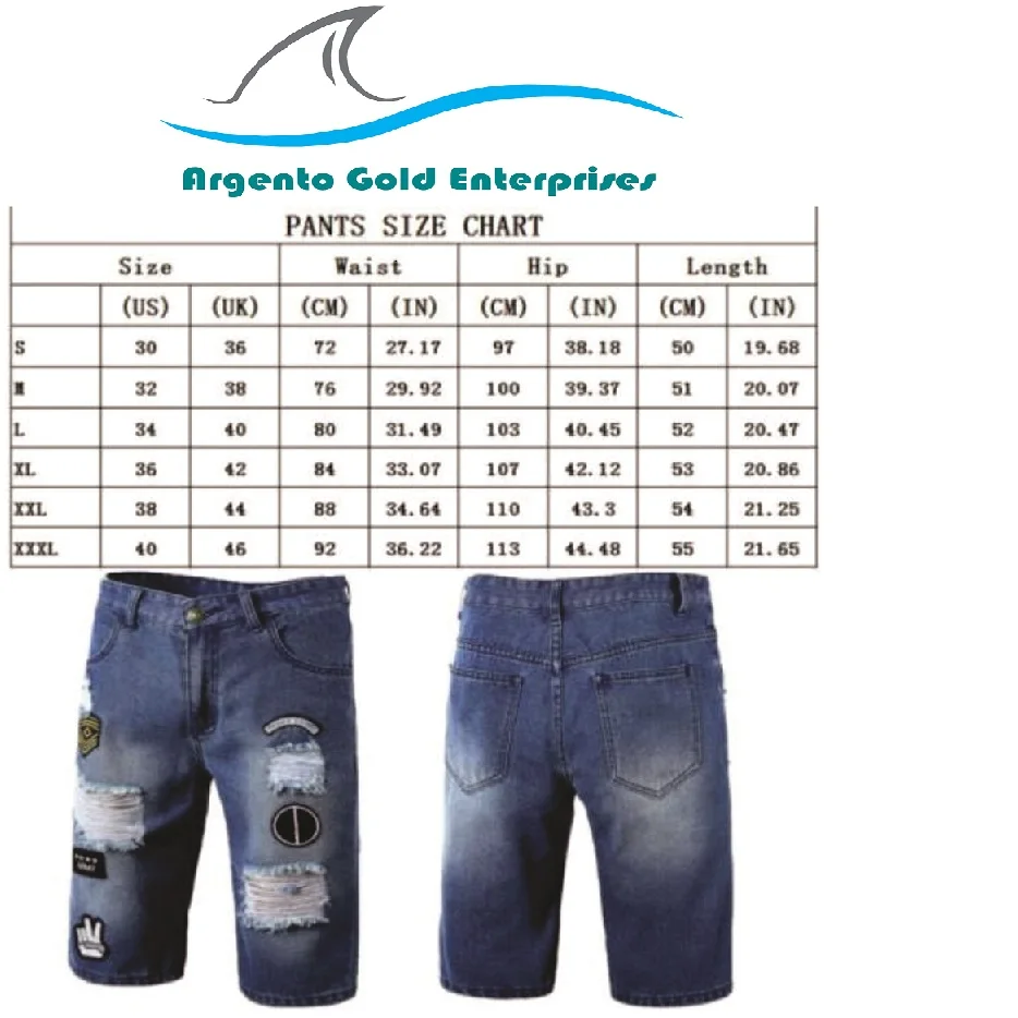 customize washed distressed Denim Shorts Slim Straight Cropped Jeans Men Scratch Shorts casual summer light blue black